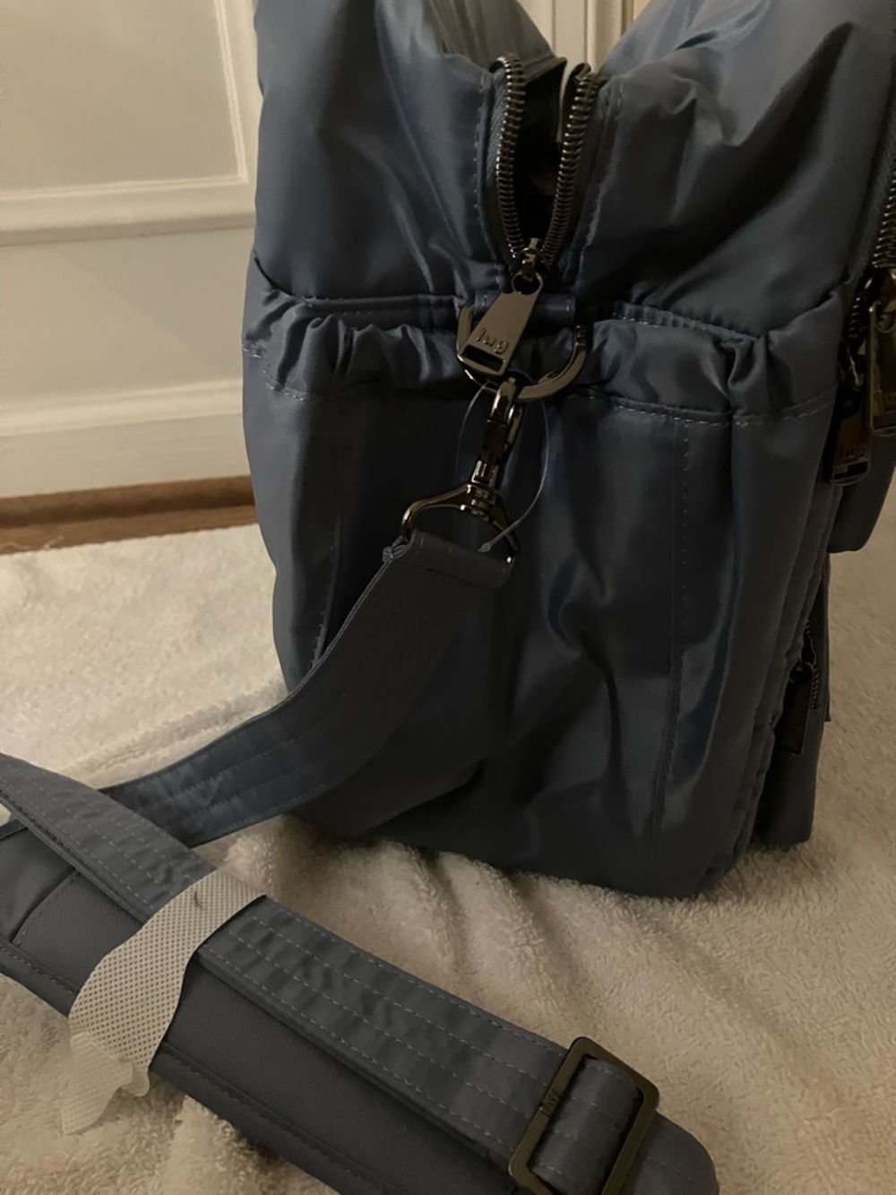 Lug Puddle Jumper PJ Duffel Blue Moon NWT New Travel Carry On Overnight Bag - Picture 6 of 11